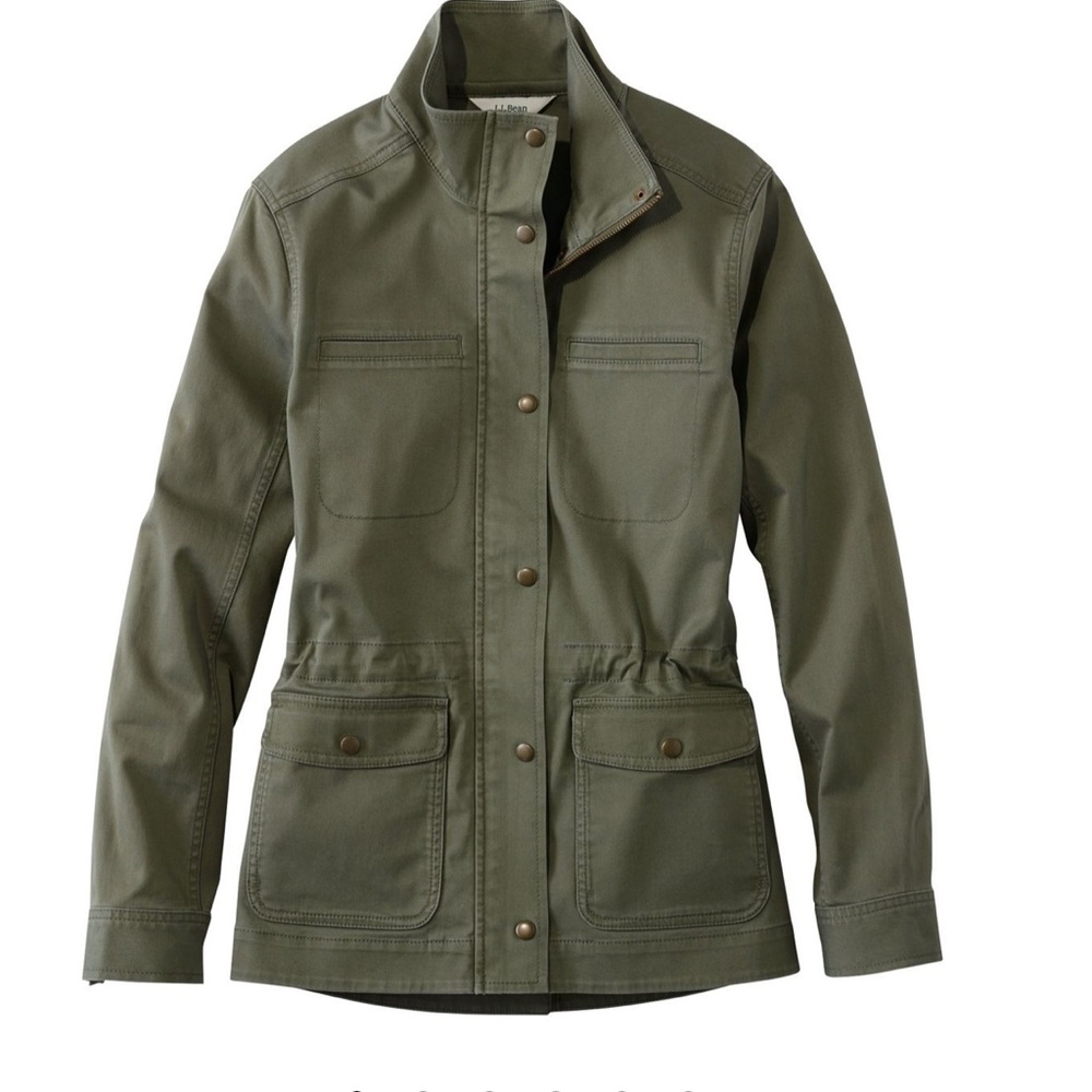 LL bean classic utility jacket 1X dusty olive